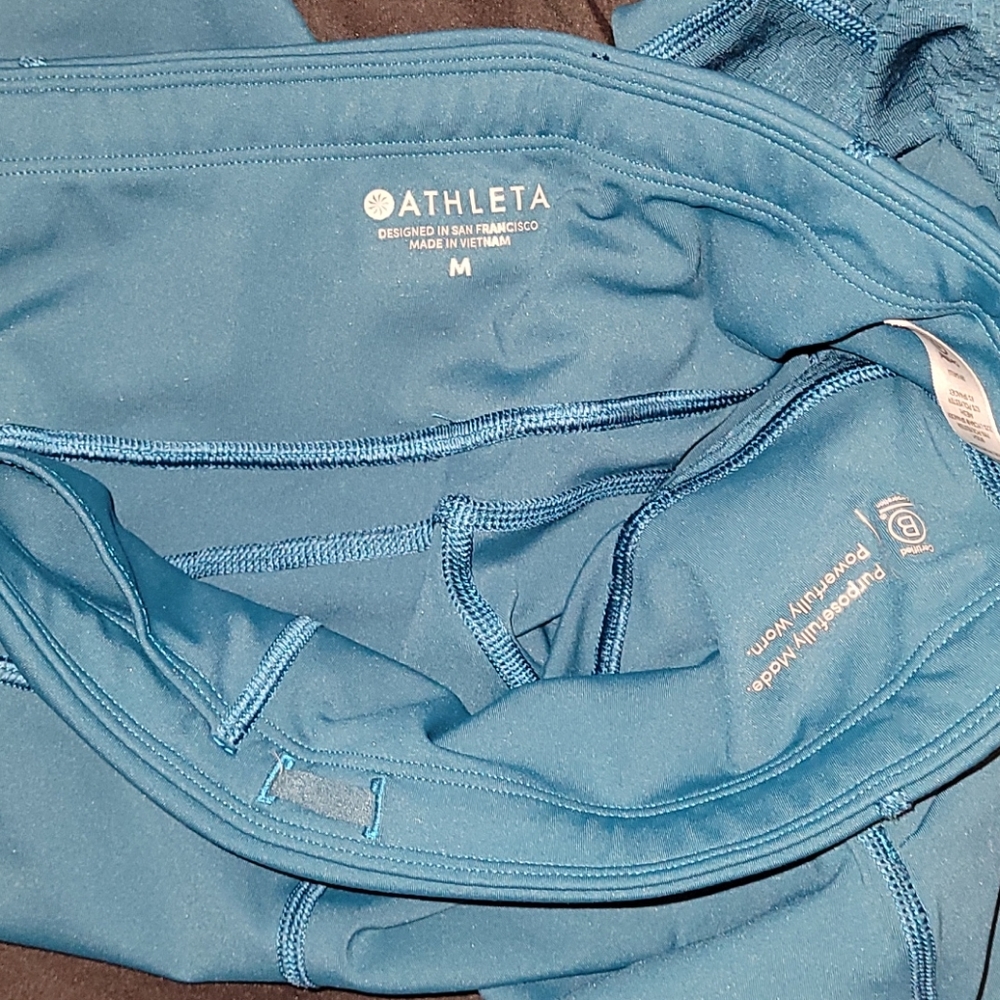 Athleta Mesh Contender Capris - Picture 5 of 7